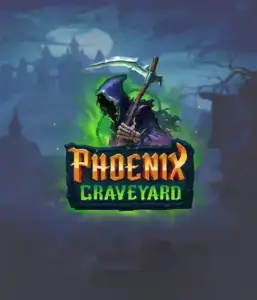 An immersive view of ELK Studios' Phoenix Graveyard slot, with its hauntingly beautiful graveyard and phoenix symbols. This image captures the slot's innovative expanding reels, enhanced by its stunning symbols and supernatural theme. It vividly depicts the game's theme of rebirth and immortality, appealing for those fascinated by the supernatural.