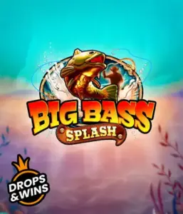 Explore the action-packed world of the Big Bass Splash game by Pragmatic Play, featuring a dynamic fish leaping out of water. This image portrays the spirit of fishing with vivid text and exciting visuals. Ideal for fishing enthusiasts, delivering a thrilling gaming experience. 